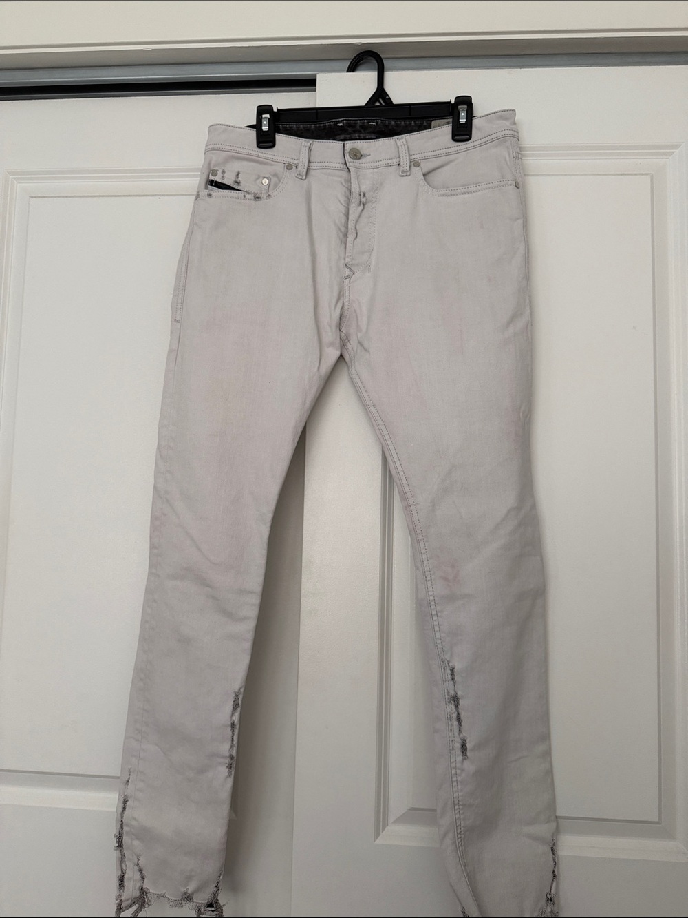 Diesel Skinny Jeans in Light Gray